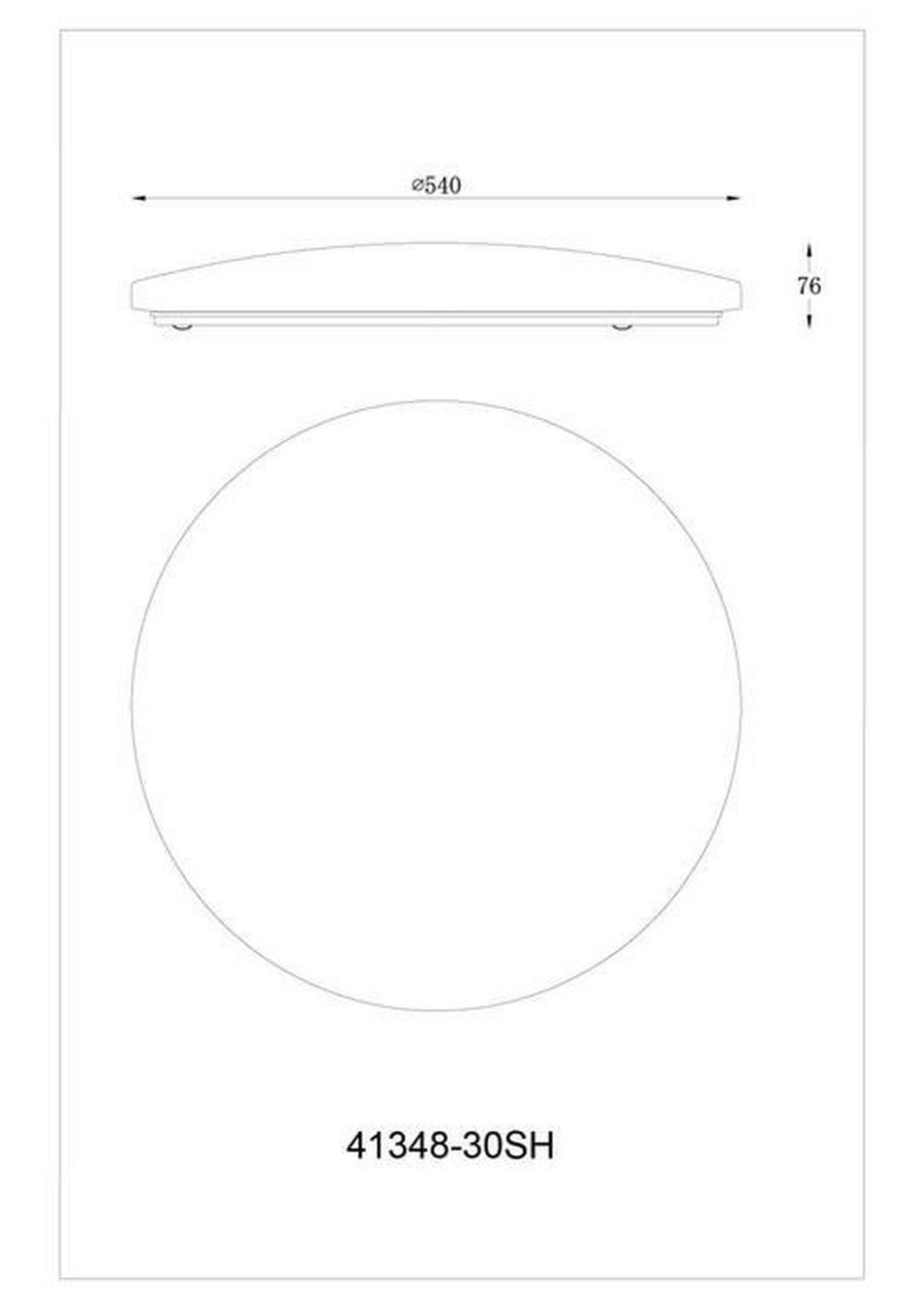 Led Svjetiljka Stropna 41348-30sh Sajama I - Basics, metal/plastika (54/7,6cm) - Globo
