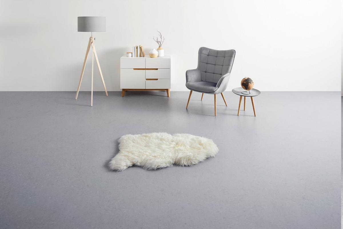 Schaffell Jenny in Weiss ca.90x60cm - Weiss, Fell (60/90-105cm) - Modern Living
