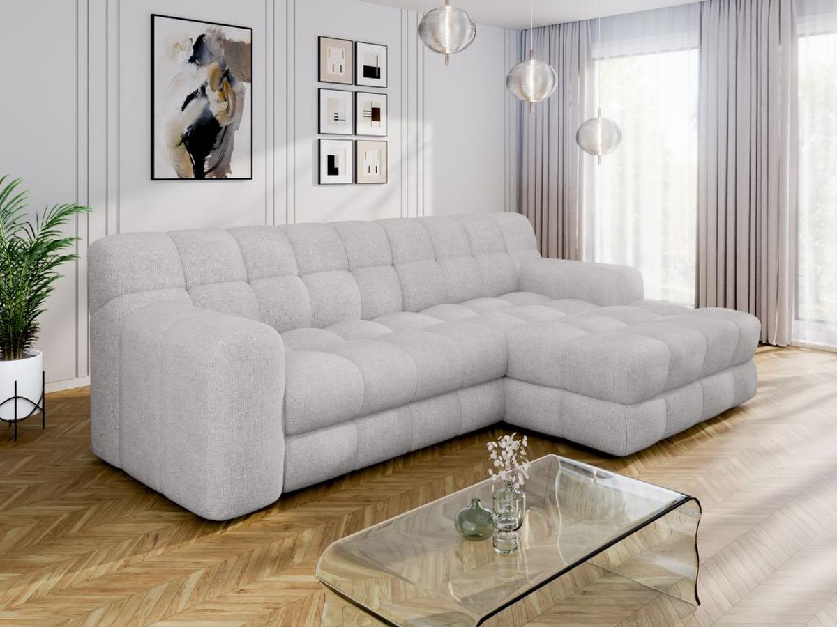 Kutna Garnitura Karl - siva/crna, Moderno, tekstil/plastika (287/169cm) - Modern Living