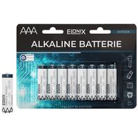 Batterie Alkaline LR03 AAA 8er Packung - Blau/Schwarz, Basics (1/4,3cm)