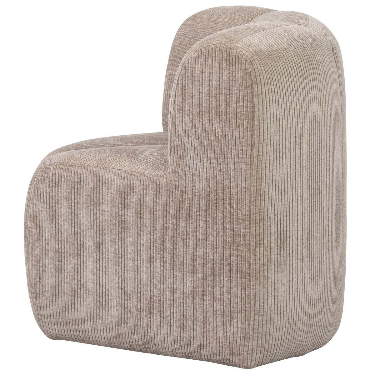 Eckbank Mojo Sandfarben B: 83cm - Sandfarben/Schwarz, MODERN, Kunststoff/Textil (83/83/83cm) - Livetastic