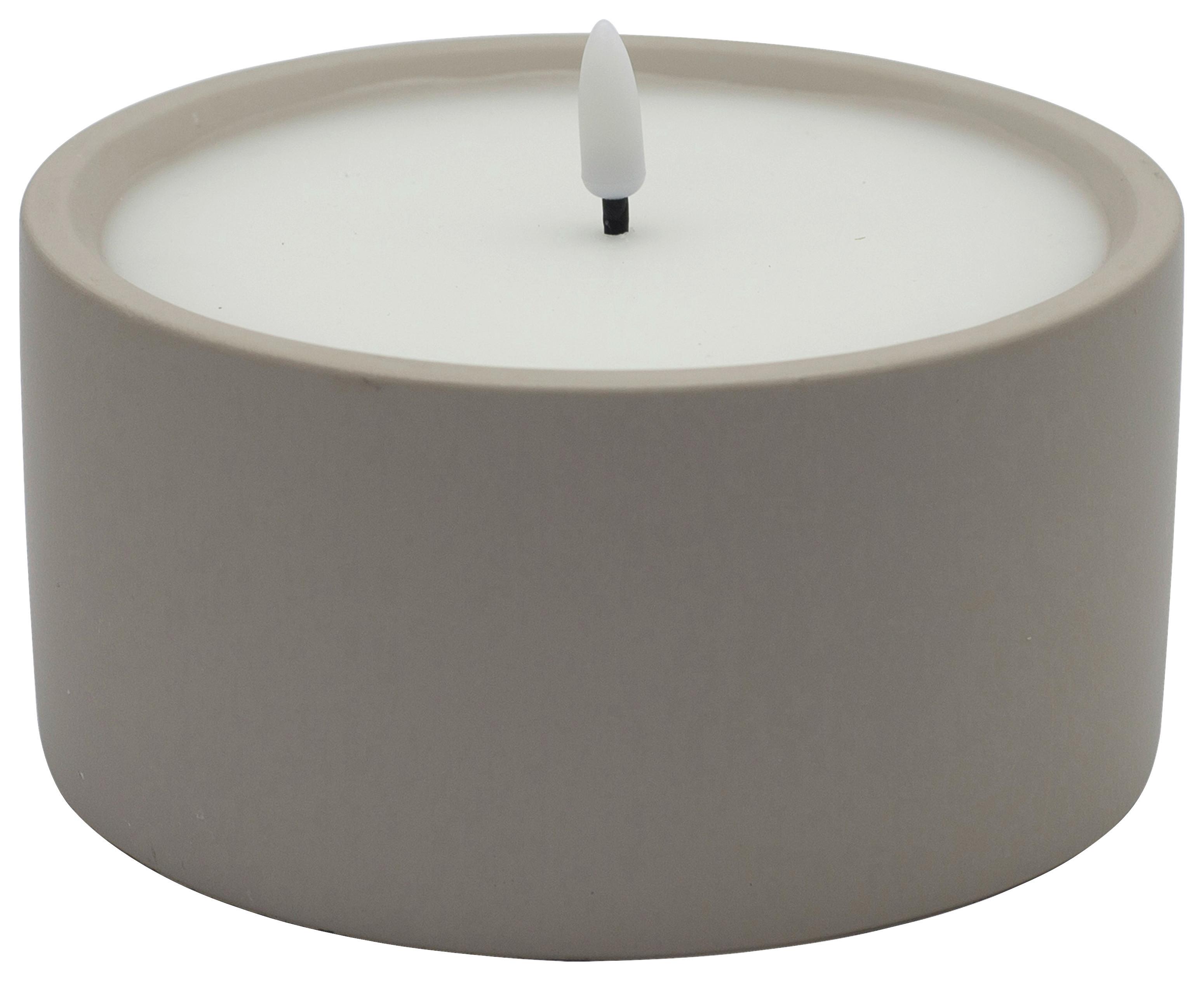 LED-LJUS KAREN - greige, Modern, plast/sten (15/7,5cm) - Mömax