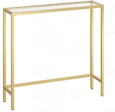 Konsolentisch in Gold ca. 100,5x80x20 cm - Goldfarben, Trend, Glas/Metall (100,5/80/20cm) - MID.YOU