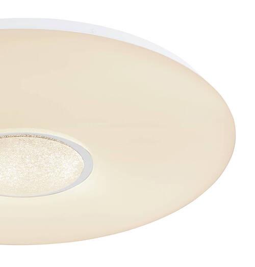 LAMPA SUFITOWA LED 41367-40DS - przejrzysty/biały, Design, tworzywo sztuczne/metal (48,5/7,2cm) - Globo