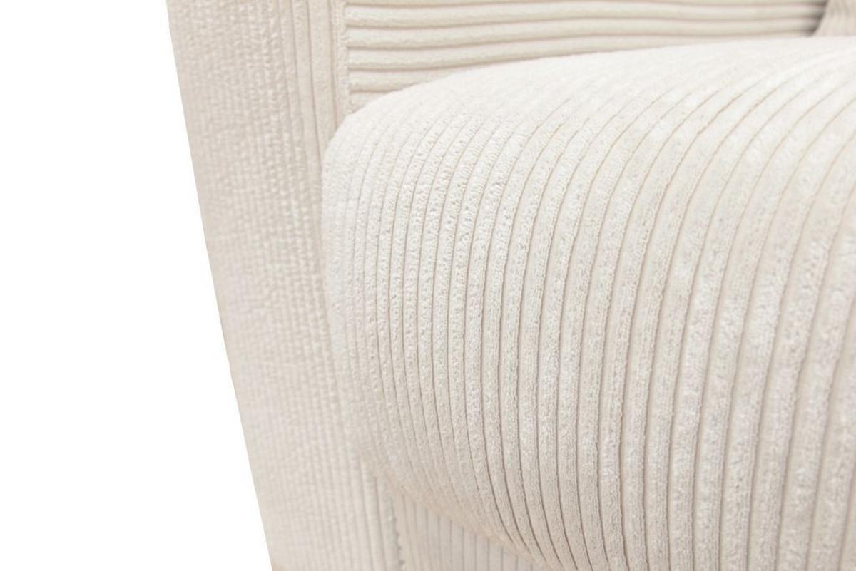 Kutna Garnitura Xela - bijela/crna, Moderno, tekstil (265/170cm) - Modern Living