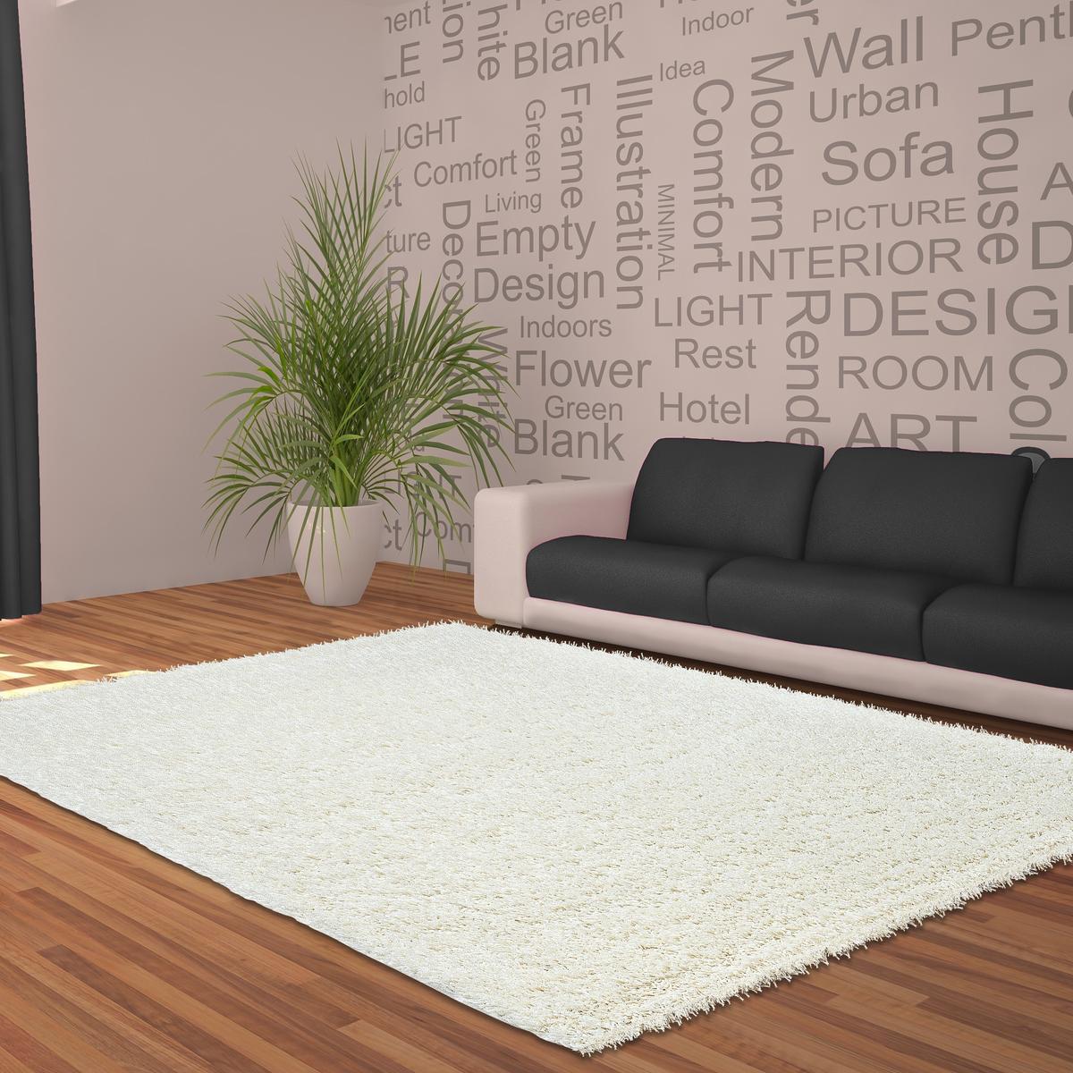 Hochflorteppich Dream Creme ca. 60x110cm - Creme, KONVENTIONELL, Textil (60/110cm) - Novel
