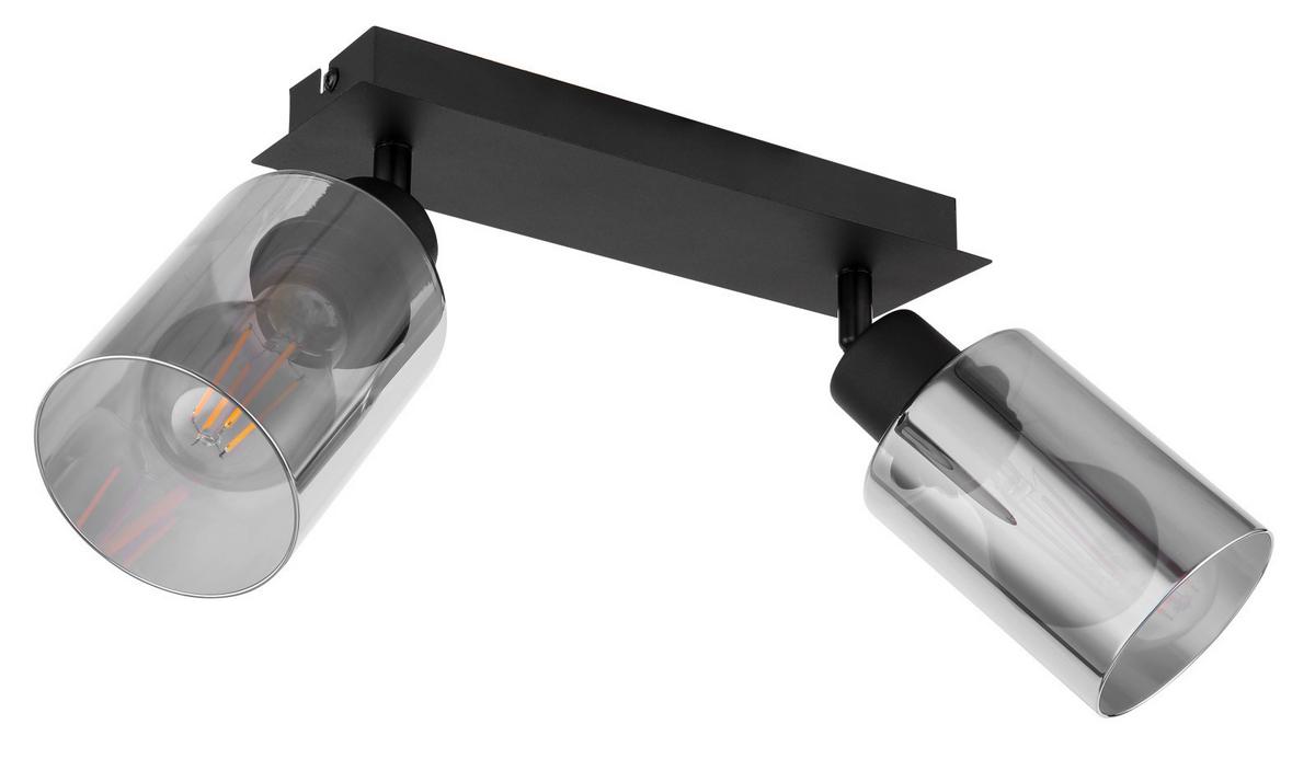 STRAHLER 15465-2 HADERA - Schwarz, Design, Glas/Metall (27/9/21.5cm) - Globo