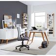 Eckschreibtisch Braun/Weiß - Braun/Weiß, MODERN, Holz/Holzwerkstoff (115/76/55cm) - Zandiara Eckschreibtisch Braun/Weiß - Braun/Weiß, MODERN, Holz/Holzwerkstoff (115/76/55cm) - Zandiara