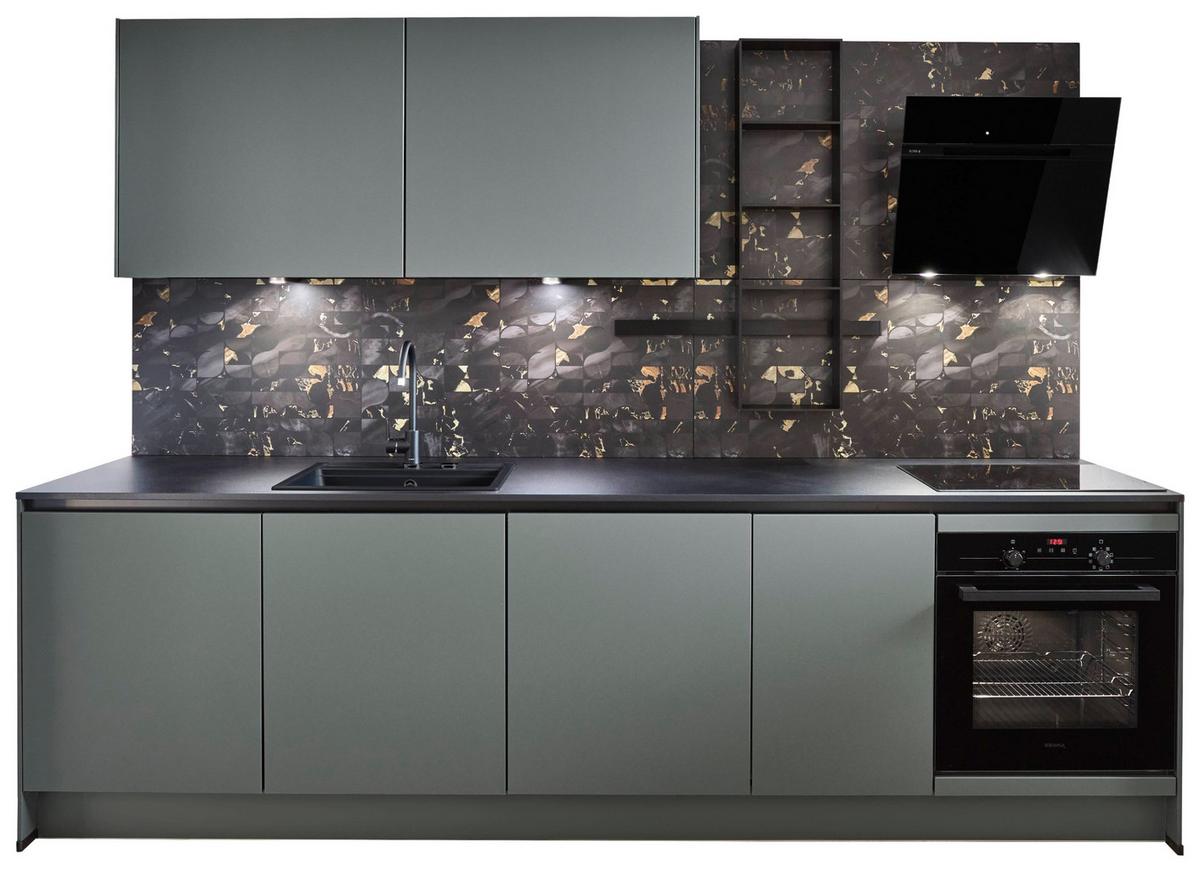 Bucătărie la comandă Easytouch - Basics, material pe bază de lemn (290cm) - Nobilia