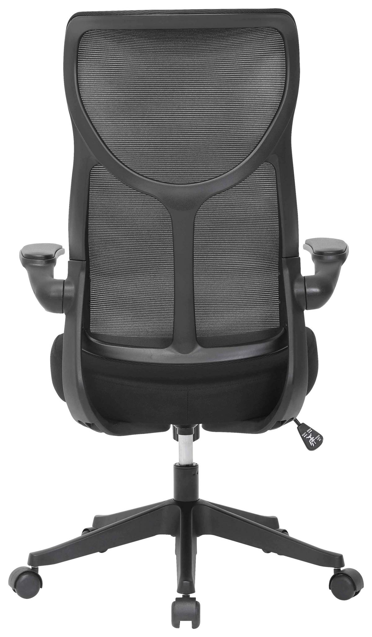 DREHSTUHL ROXY - Schwarz, Design, Holz/Kunststoff (63/106/114/68cm) - Mömax