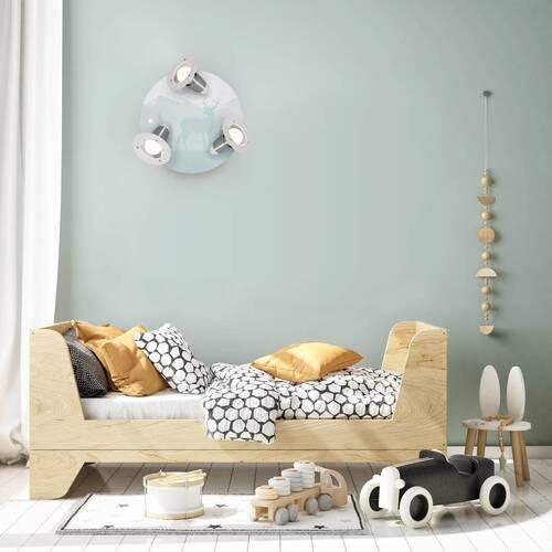 LAMPA SUFITOWA DZIECIĘCA 139547 SCANDI WALD - zielony, Basics, drewno (30/20cm)