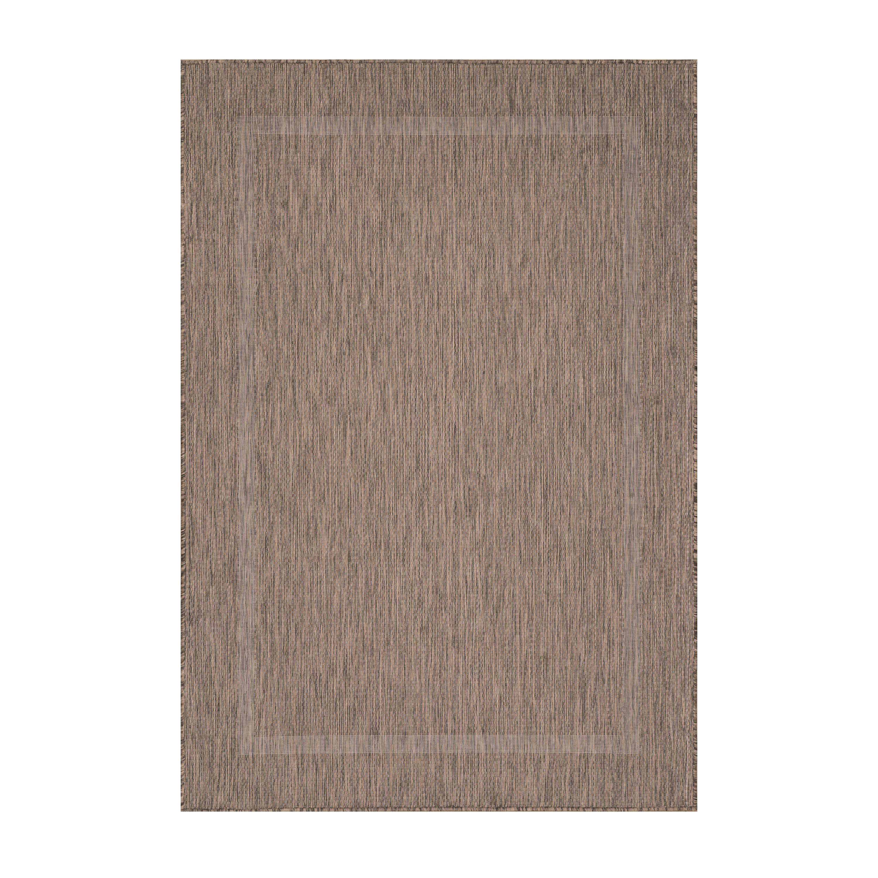 Flachwebeteppich Relax Braun ca. 120x170cm - Braun, Basics, Textil (120/170cm) - Novel