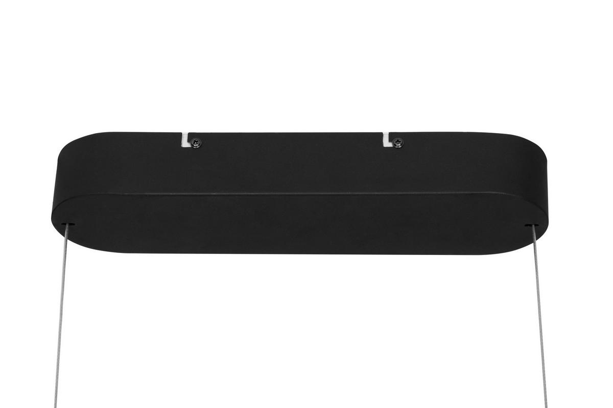 LAMPA WISZĄCA LED LINCOLN *SBN* - antracytowy/czarny, Basics, tworzywo sztuczne/metal (110/9/60-180cm) - Novel