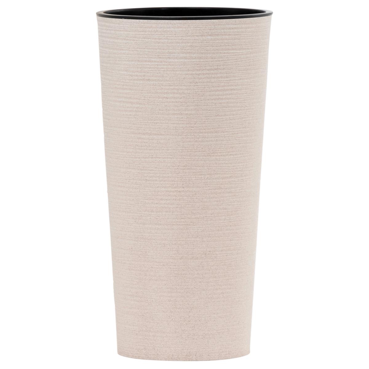 Übertopf-Set Creme, 2-teilig - Creme, Basics, Kunststoff (30/57cm) - Siena Garden