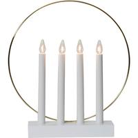 Led-dekoleuchte 410979 Gloss - Weiss/Messingfarben, Basics, Holz/Kunststoff (32/7,5/35cm) - Eglo