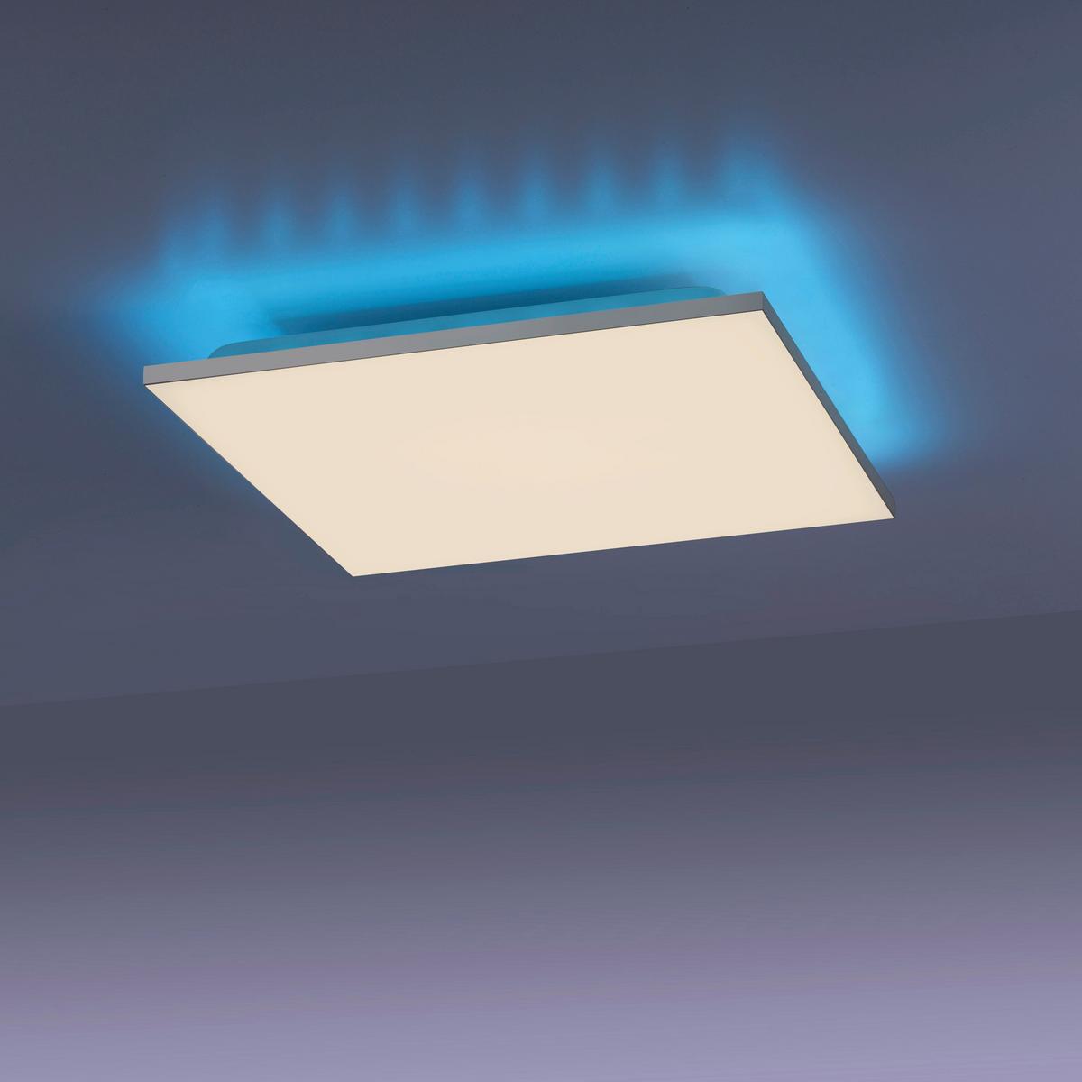 LED-Deckenleuchte Gustav 29 Watt - Weiß, Design, Kunststoff/Metall (45/45/7cm)