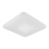 LAMPA SUFITOWA LED BETTY - biały, Modern, tworzywo sztuczne/metal (43,5/43,5/6,5cm) - Modern Living