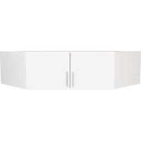 Nastavak Ormara Celle - bijela/bijela visoki sjaj, Moderno, drvni materijal/plastika (117/39/117cm) - Modern Living