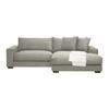 Ecksofa Pedro Taupe - Taupe, MODERN, Textil (265/83/180cm) - Mömax