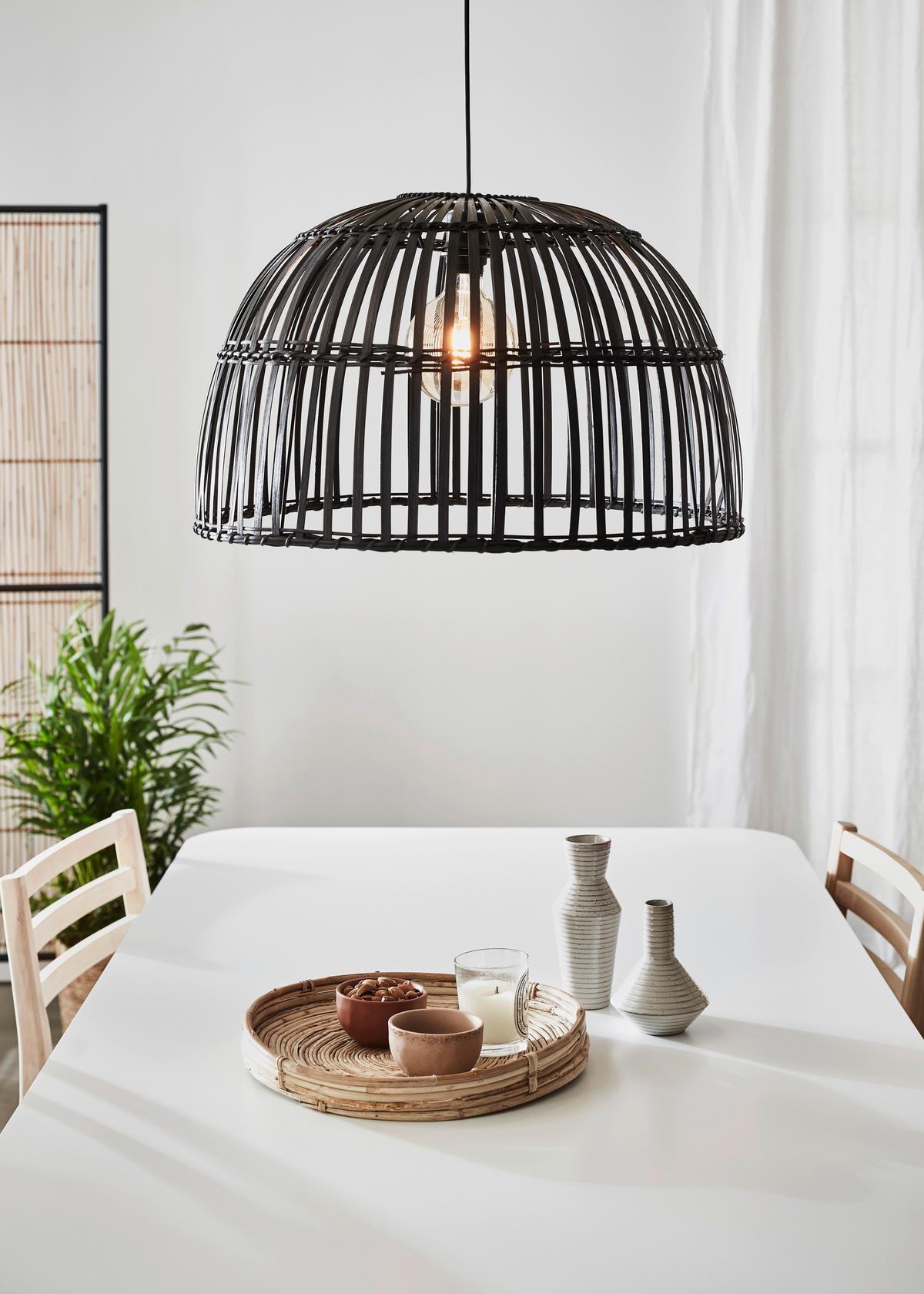Hängelleuchte Cottage max. 60 Watt - Schwarz, Basics, Kunststoff (60/60/36cm) - Markslöjd