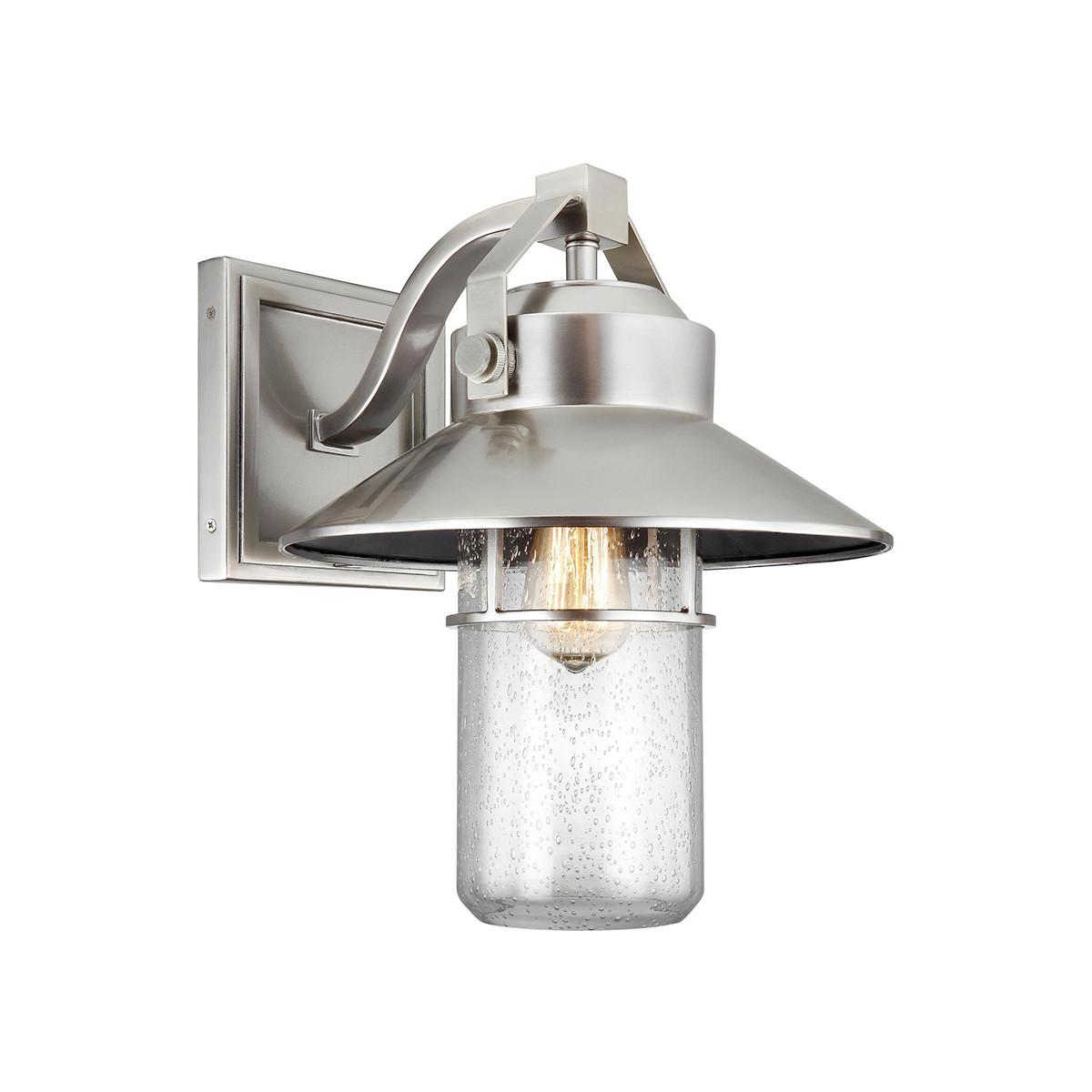 Vanjska Zidna Svjetiljka Boynton - siva, Konvencionalno, staklo/plastika (31.6/36,5/39cm) - Elstead Lighting