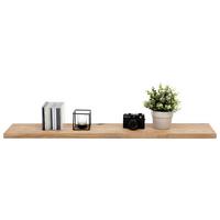 PÓŁKA ŚCIENNA GRETA - kolor dębowy, Natur, drewno (110/2/20cm) - Carryhome