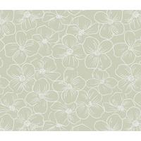 BETTWÄSCHESET BLUME - Mintgrün, Konventionell, Textil (160/210cm) - Mömax