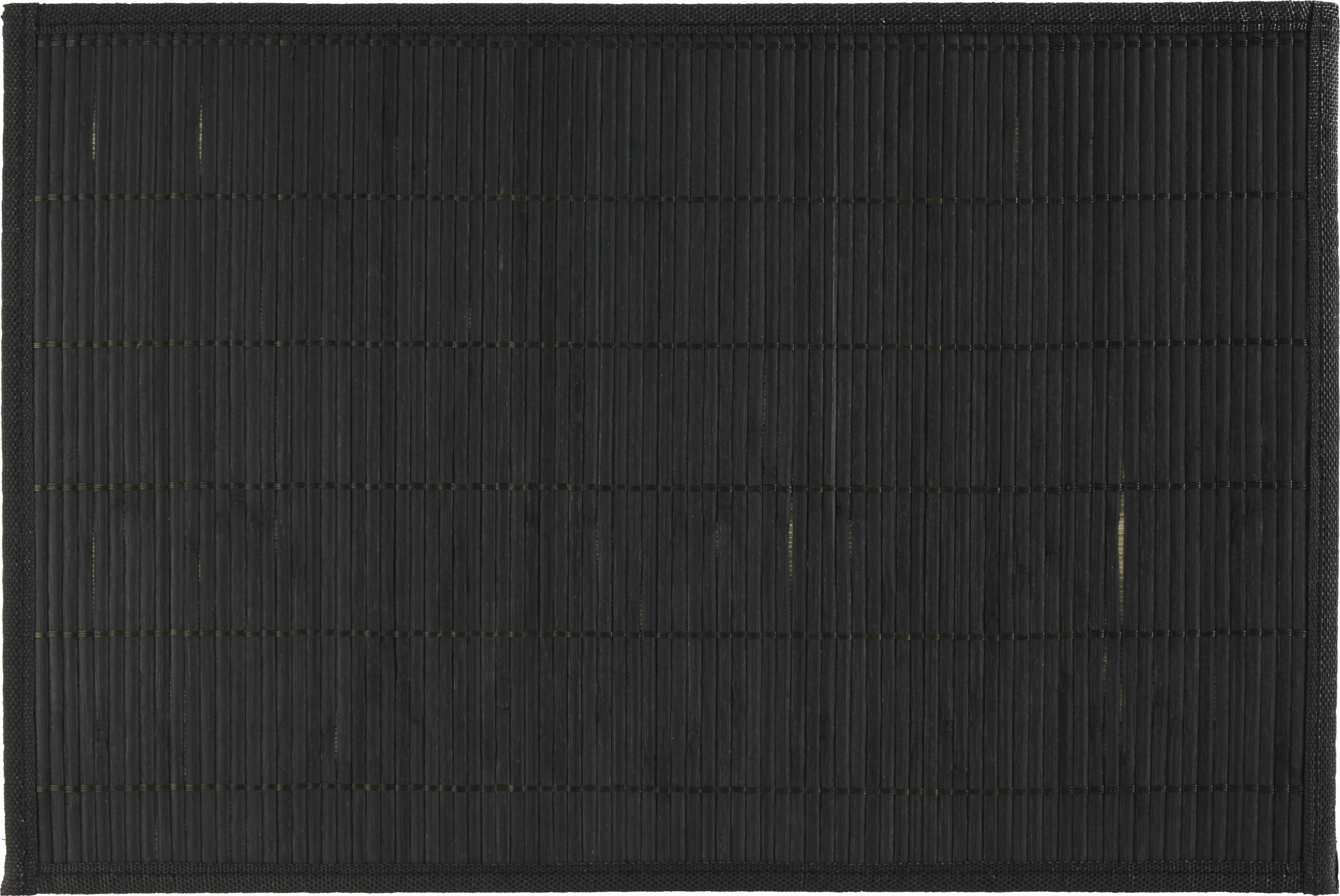 Namizni Pogrinjek Asia - črna, les (30/45cm) - Modern Living