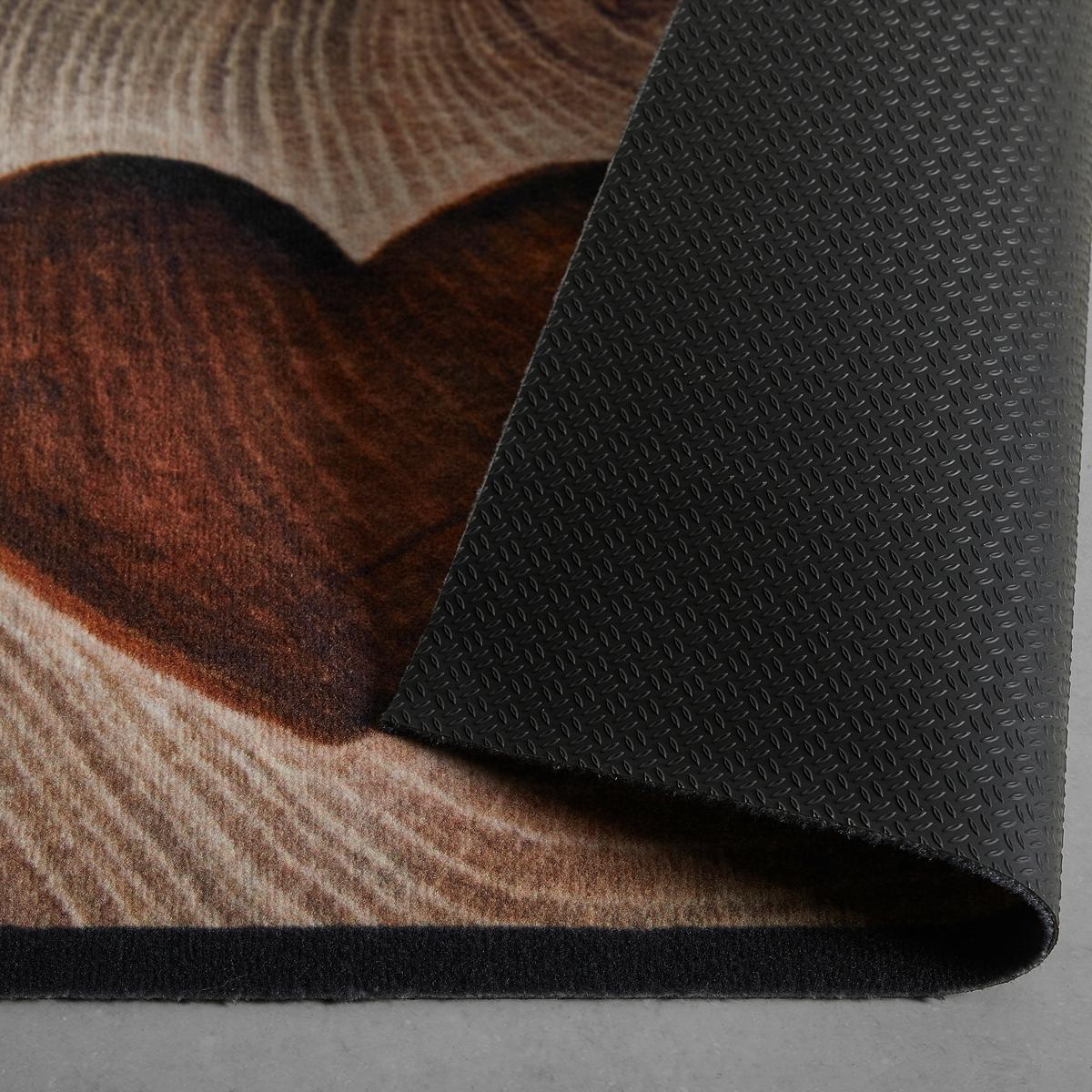 Predpražnik Love Home Wood - rjava, Basics, umetna masa (50/70cm) - Modern Living