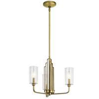 Luster Kimrose - boje mjeda, Konvencionalno, staklo/metal (45.9/47.9cm) - Elstead Lighting