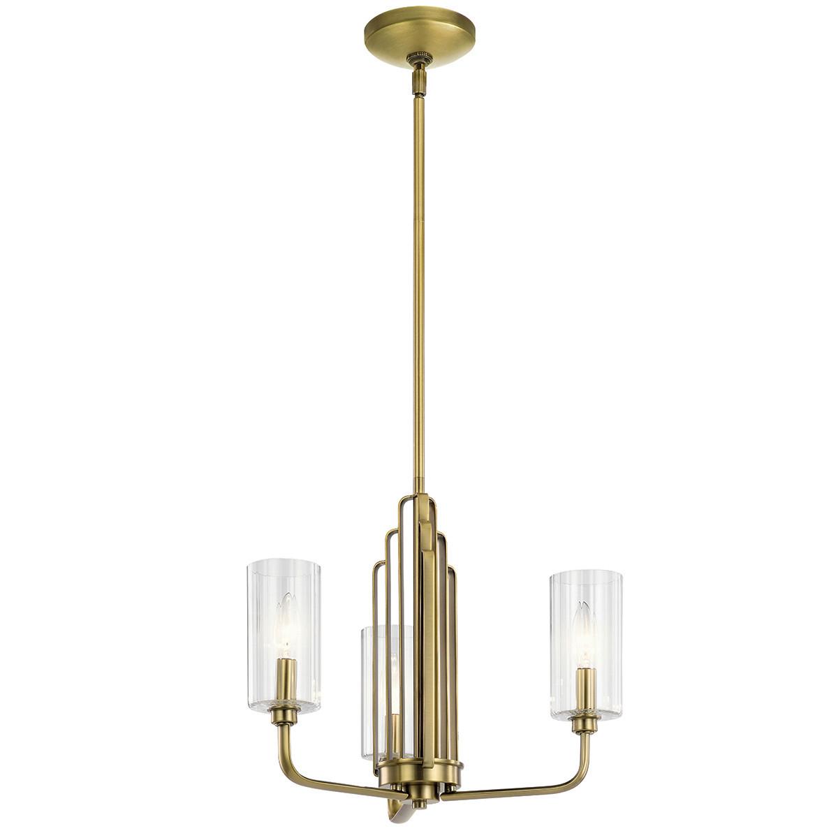 Luster Kimrose - boje mjeda, Konvencionalno, staklo/metal (45.9/47.9cm) - Elstead Lighting