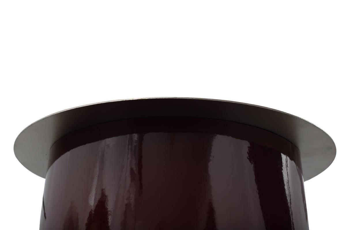 KERZENSTÄNDER BODENKERZENSTÄND. ART DECO 185 - Pflaume/Silberfarben, Trend, Metall (25/60/25cm) - Kayoom