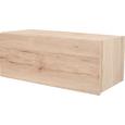 Falipolc Halma - Tölgyfa, modern, Faalapú anyag (26,5/75/28cm)