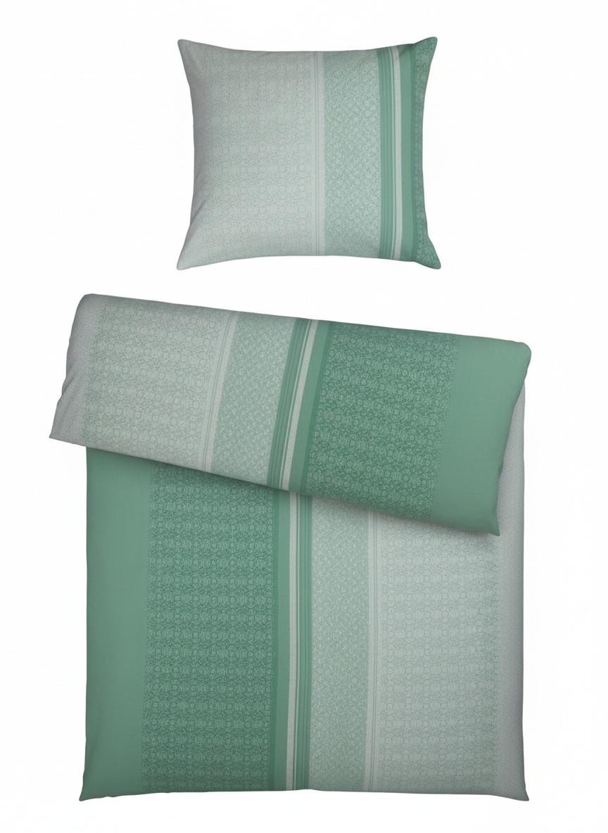 Bettwäsche Mathea Grün ca. 135x20cm - Grün, Textil (135/200cm) - Based