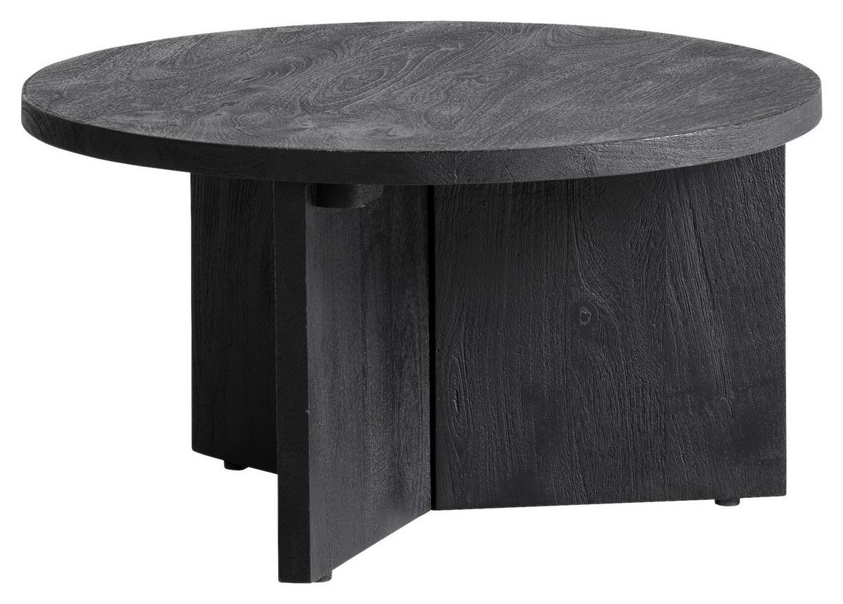 COUCHTISCH WL6.985 - Schwarz, Lifestyle, Holz (60/60/33cm) - Livetastic