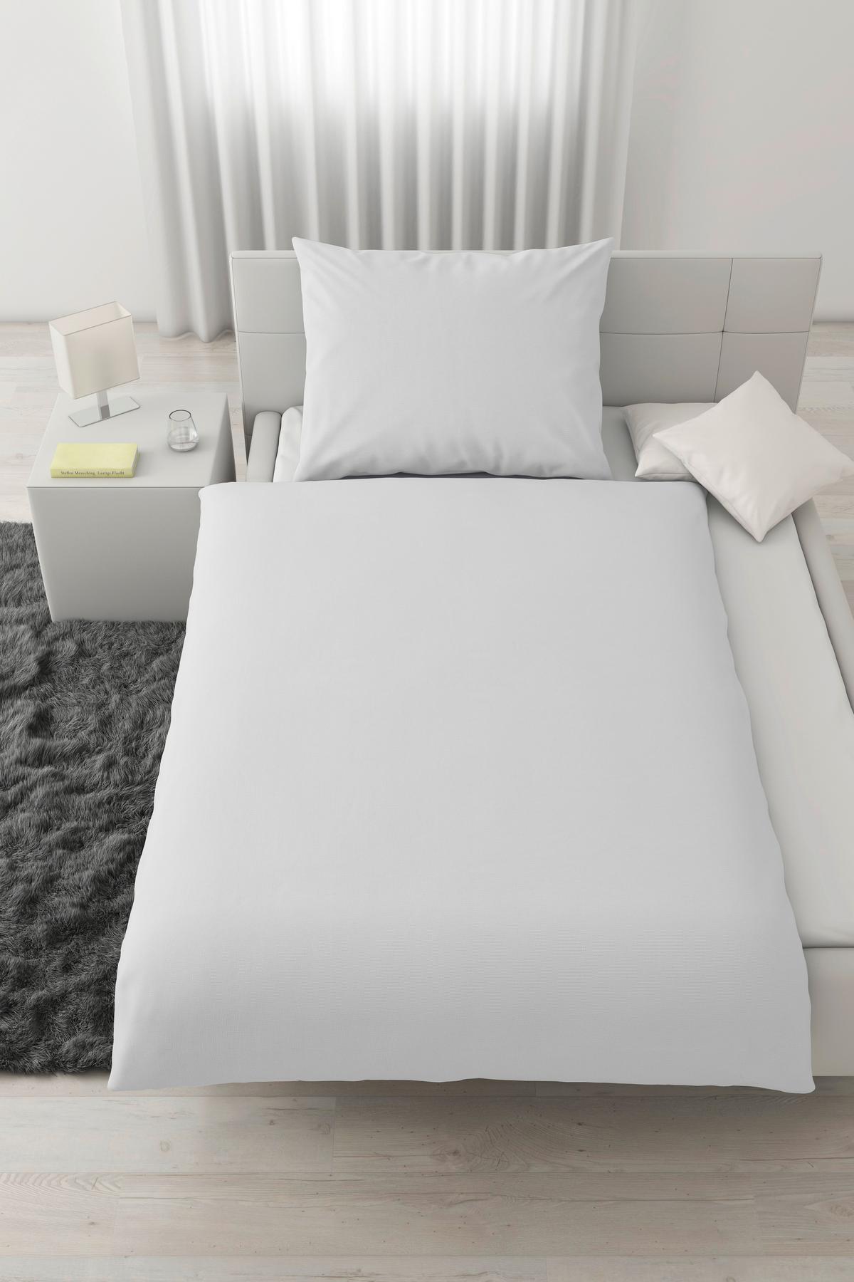Ágyneműhuzat-garnitúra Waffel - fehér, Modern, textil (140/200cm) - Modern Living