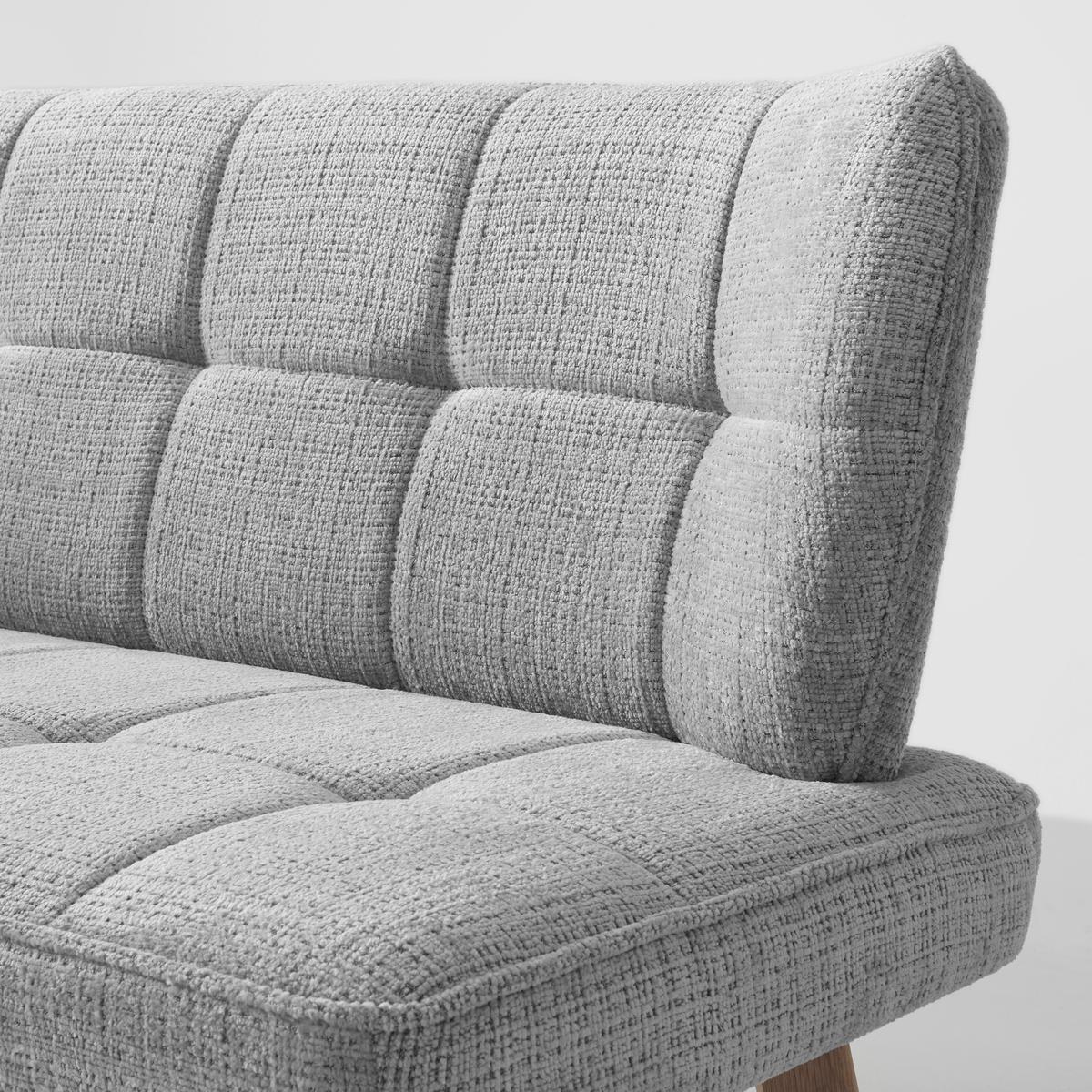 Eckbank Alba rechts Hellgrau - Eichefarben/Hellgrau, MODERN, Holz/Textil (173/87/217cm) - Mömax
