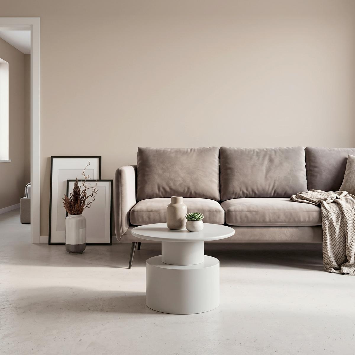 Couchtisch Azura Hellgrau - Hellgrau, LIFESTYLE, Holz/Holzwerkstoff (50/35/50cm) - Mömax