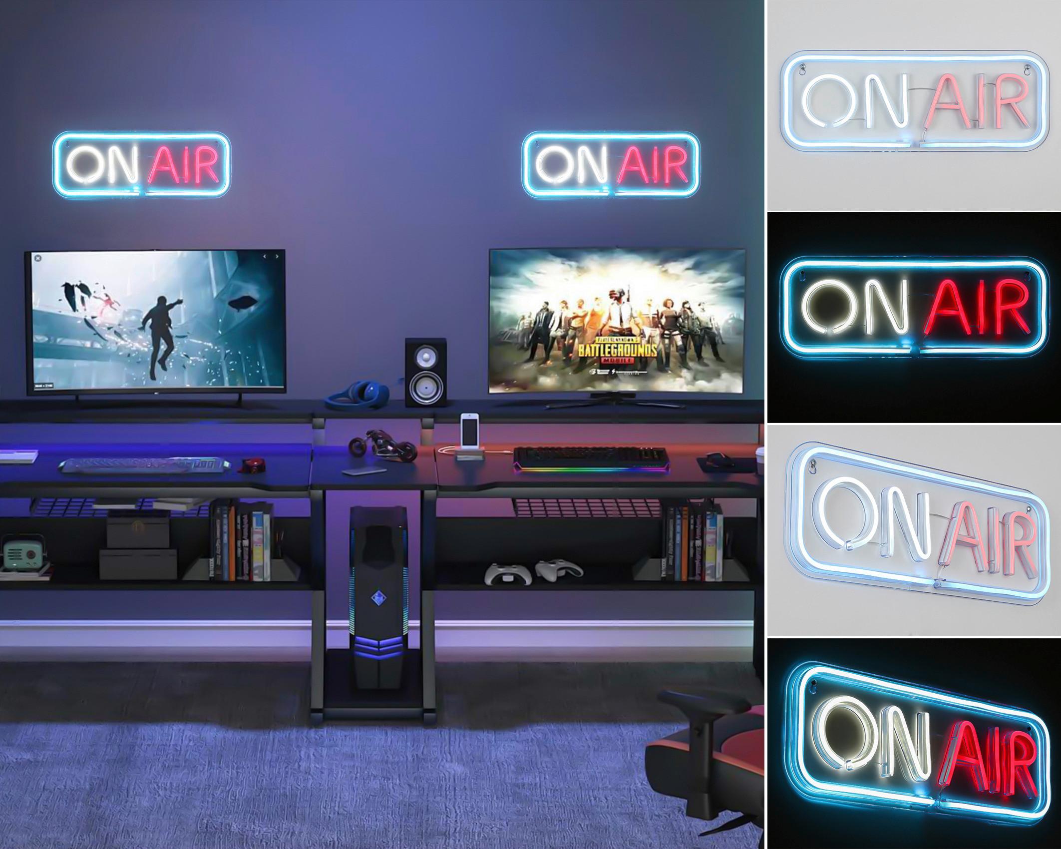 LED-DEKORATIONSLAMPA ONI - vit/transparent, Modern, plast (40/14/1,3cm) - Mömax