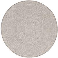 Flachwebeteppich Line in Braun Ø ca. 160cm - Braun, Modern, Textil (160cm) - Modern Living