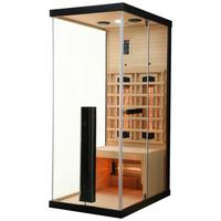 Infrakabin 1 Személyes Billund 1 - natúr színű, Basics, üveg/fa (80/190/110cm)