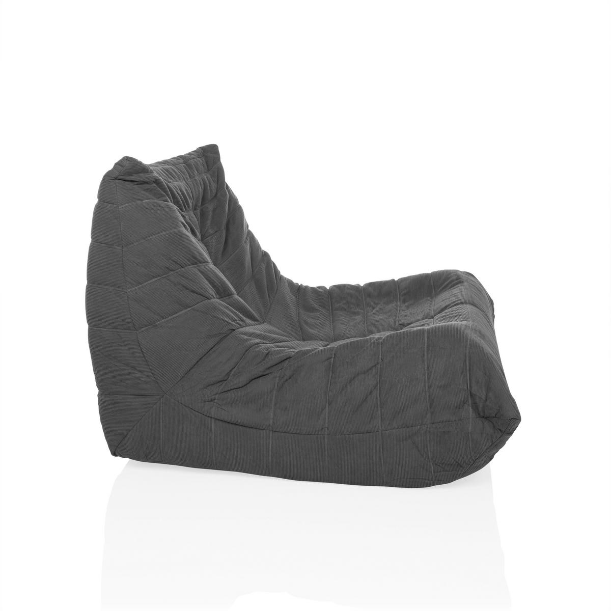 Naslanjač Sitzolo, Siva - siva, Moderno, tekstil (90/72/100cm) - MID.YOU