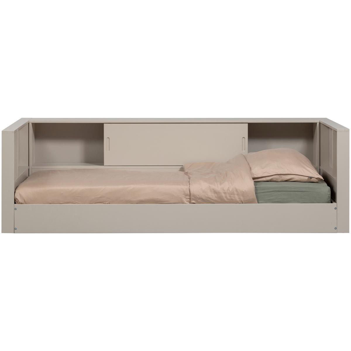 Bodenbett Carter Grau ca. 90x200 cm - Grau, Basics, Holz (90/200cm) - MID.YOU