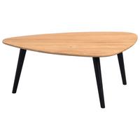 STOLIK KAWOWY ELANDA 1 - dąb dziki/czarny, Natur, drewno (92/60/36cm) - Livetastic