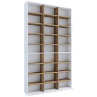 REGAL MEGOSA XL - Honigeiche/Weiss, Design, Holzwerkstoff (102/181/23cm) - MID.YOU