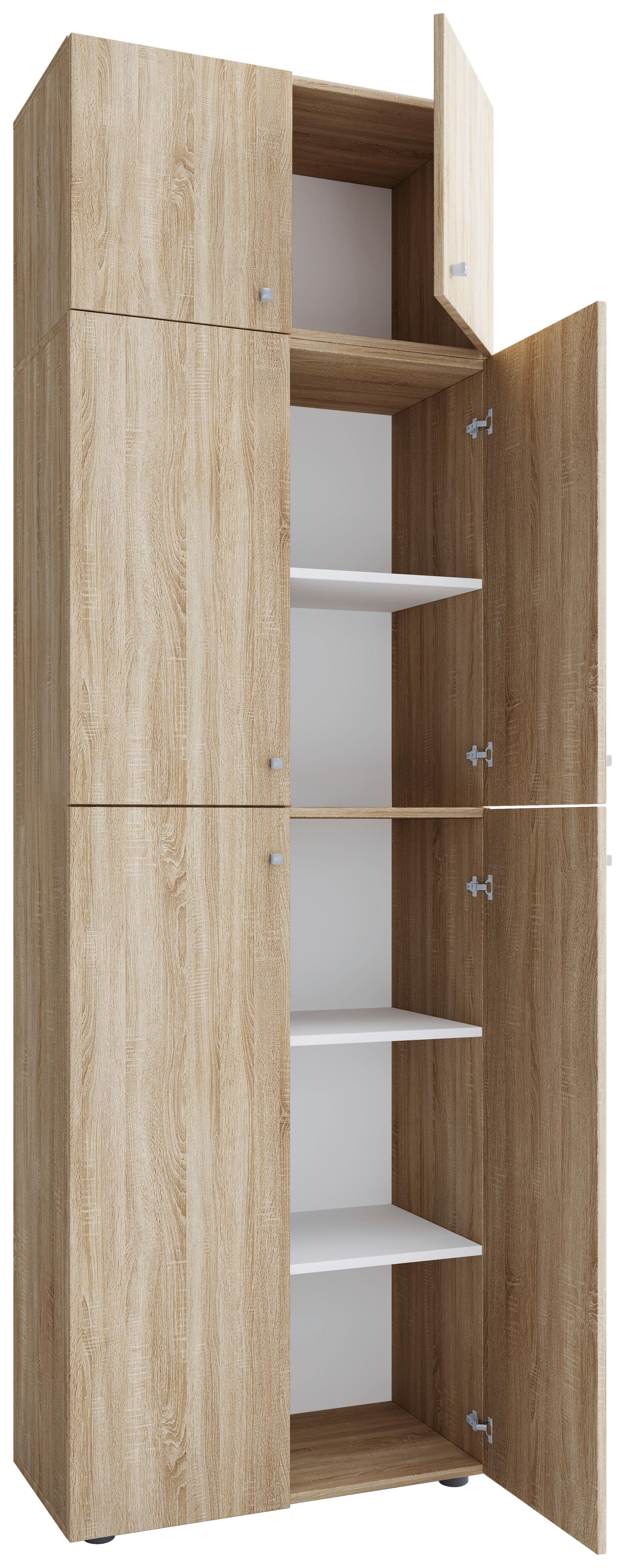 Pisarniška Omara Lona Xxl, Hrast - hrast sonoma, Moderno, leseni material (70/223/39cm) - MID.YOU