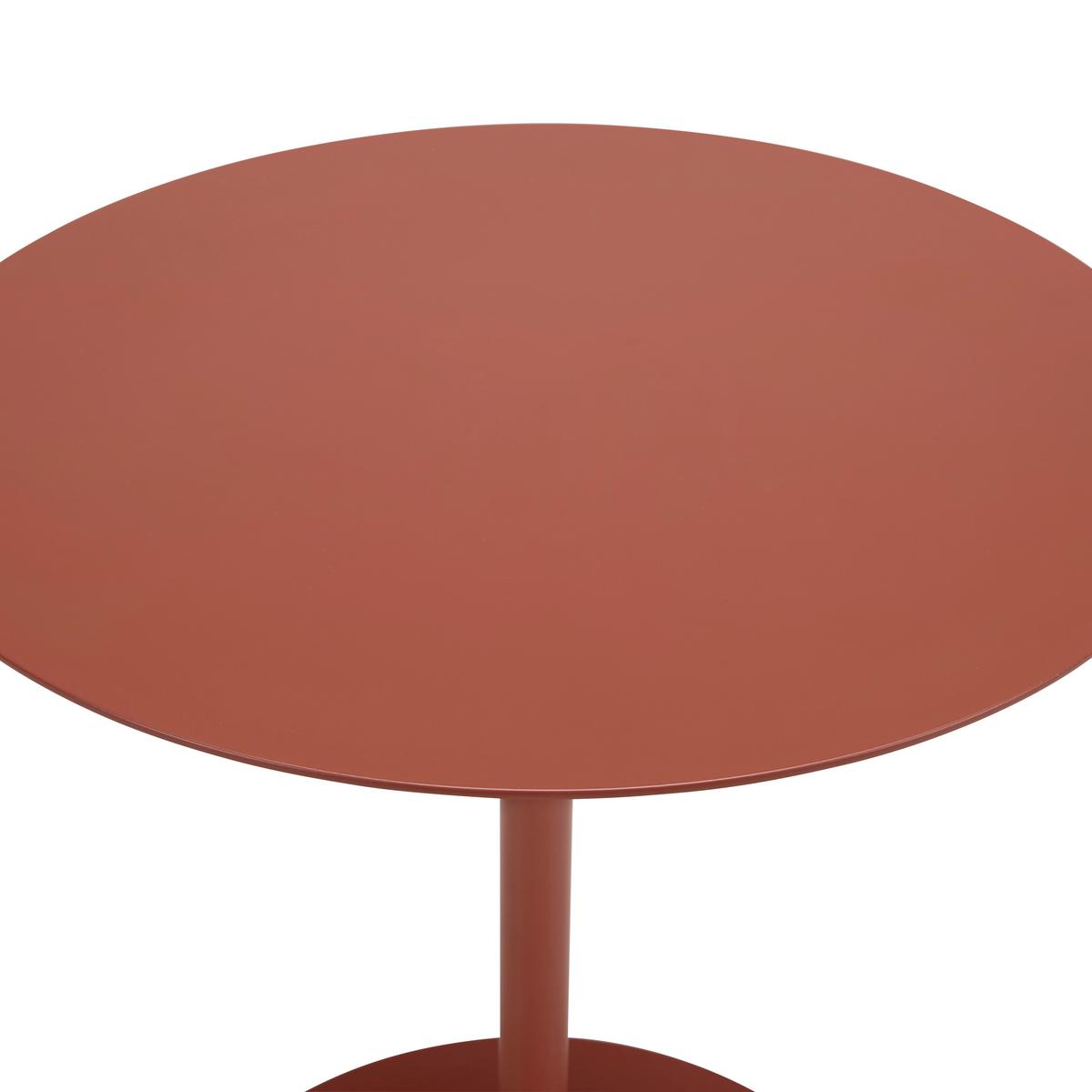 Beistelltisch Rod Orange - Orange, MODERN, Metall (40/43/40cm) - Mömax