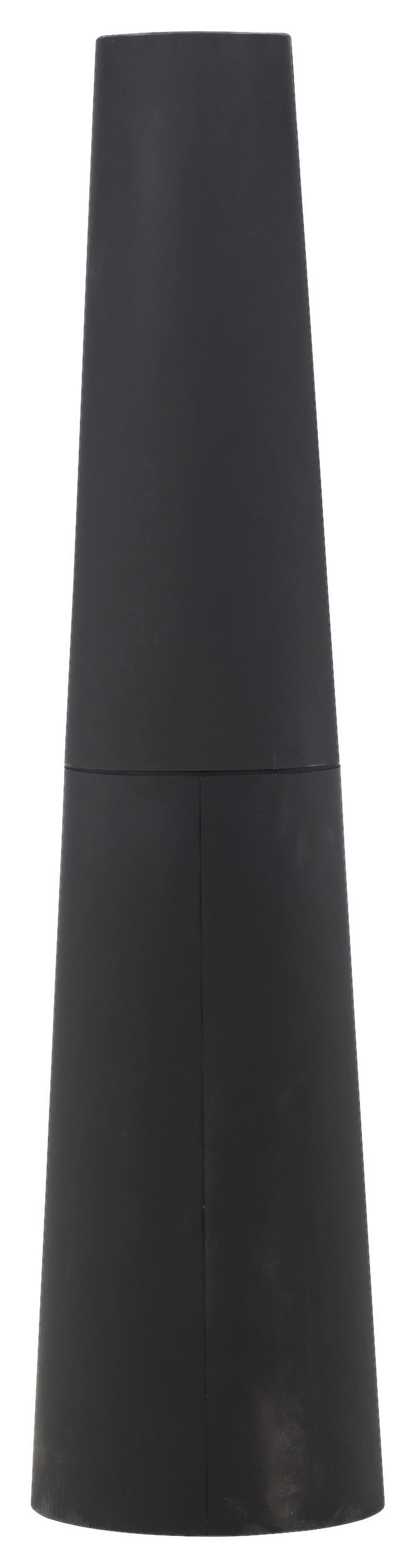 Feuerstelle Bastian ca. 33x135x33 cm Schwarz - Schwarz, KONVENTIONELL, Metall (33/135/33cm) - Gardenson