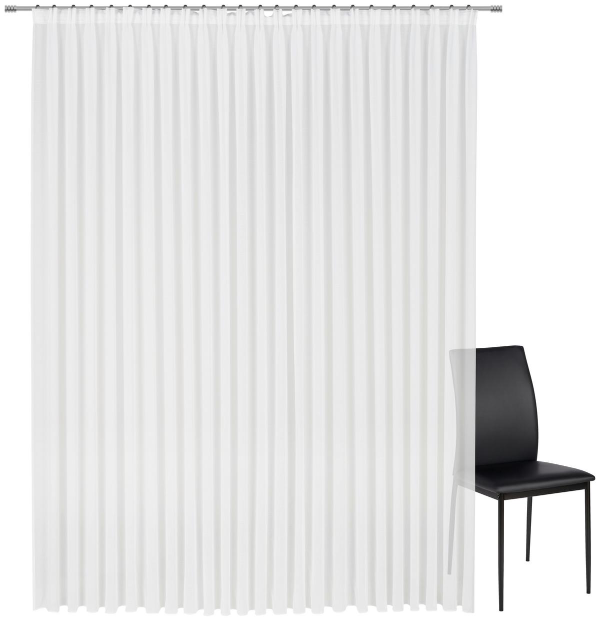 FIRANA GOTOWA LEONIE - biały, Basics, tkanina (450/245cm) - Esposa