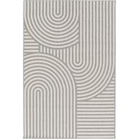 Flachwebeteppich Coastline Hellgrau ca. 160x230cm - Hellgrau, MODERN, Textil (160/230cm) - Mömax